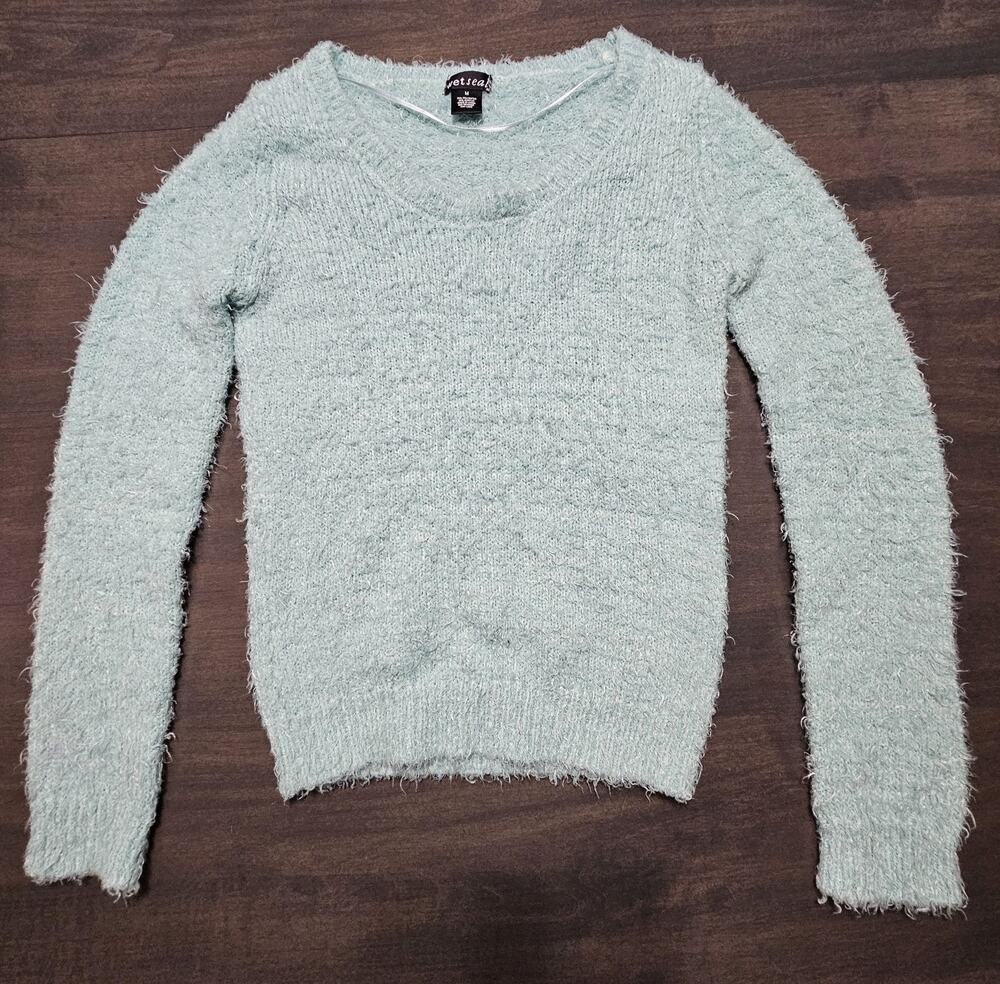 Wet Seal Green Sweater Women's Size Medium